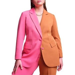 Eloquii NWT Colorblock Blazer